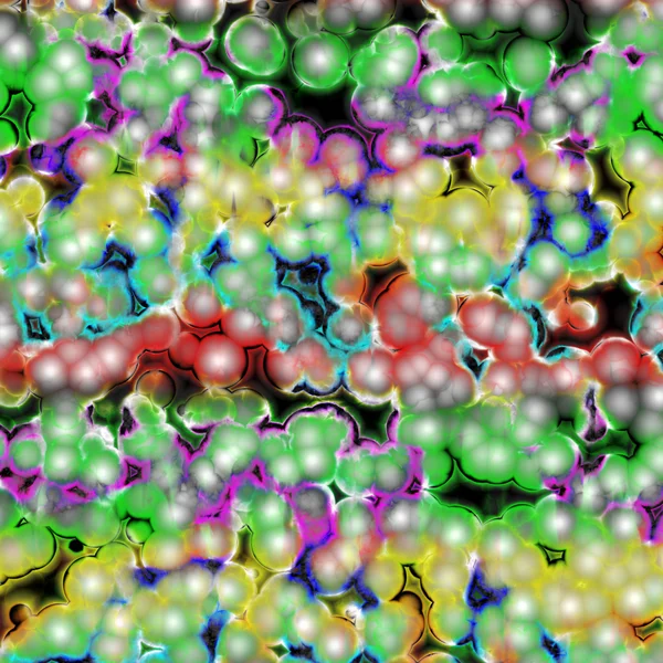 Färgglada bakterier — Stockfoto