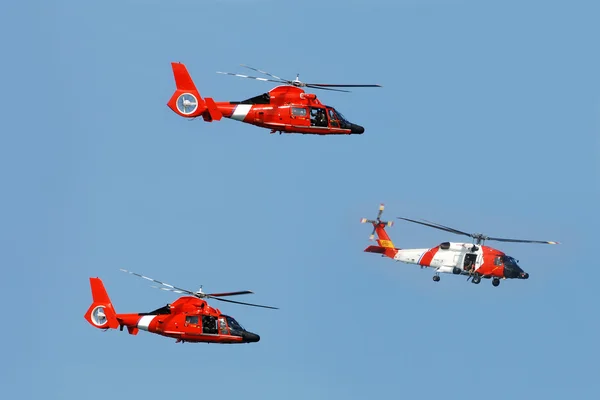 Helikopter straży przybrzeżnej — Zdjęcie stockowe