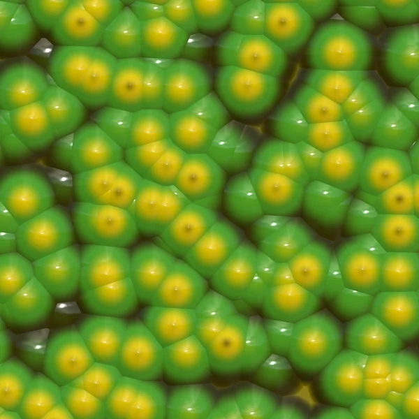 Зеленые органические клетки — стоковое фото