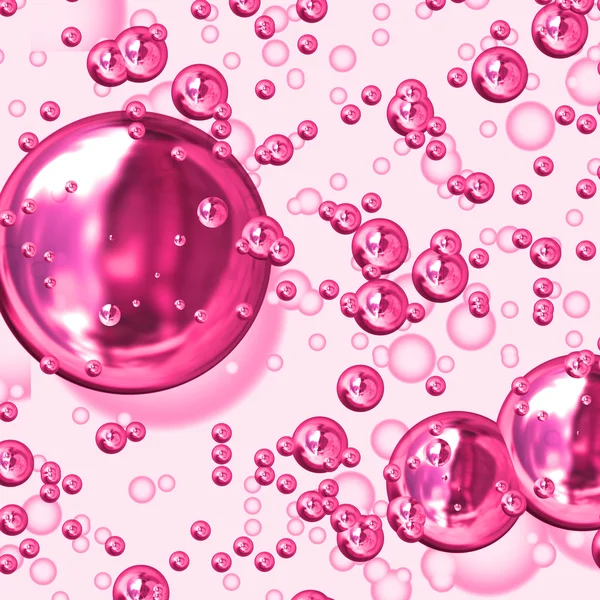 粉红色泡沫 — 图库照片
