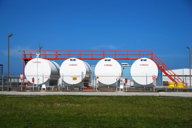 Fuel Storage Depot clipart