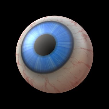 Large human eyeball clipart