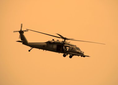 Military chopper clipart