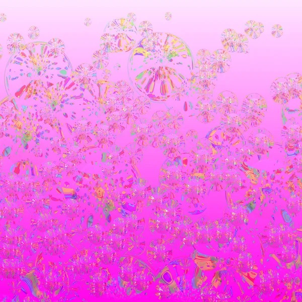Bagno di bolle rosa — Foto Stock
