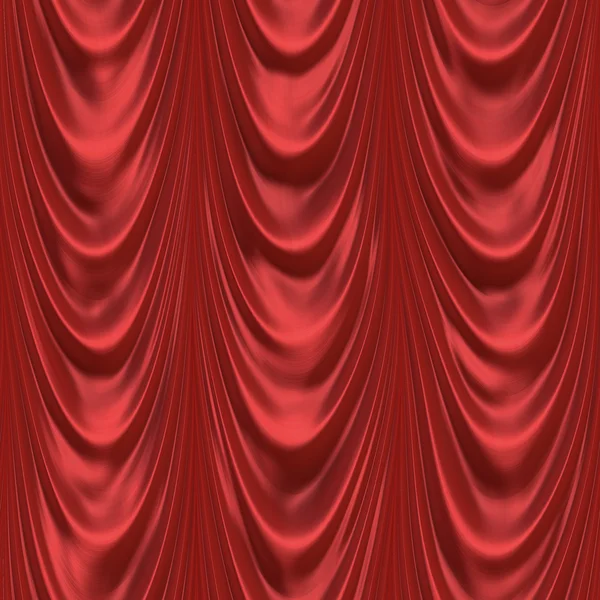 Piros színpadi függöny — Stock Fotó