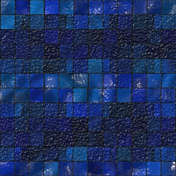 Artistieke blauwe tegel — Stockfoto