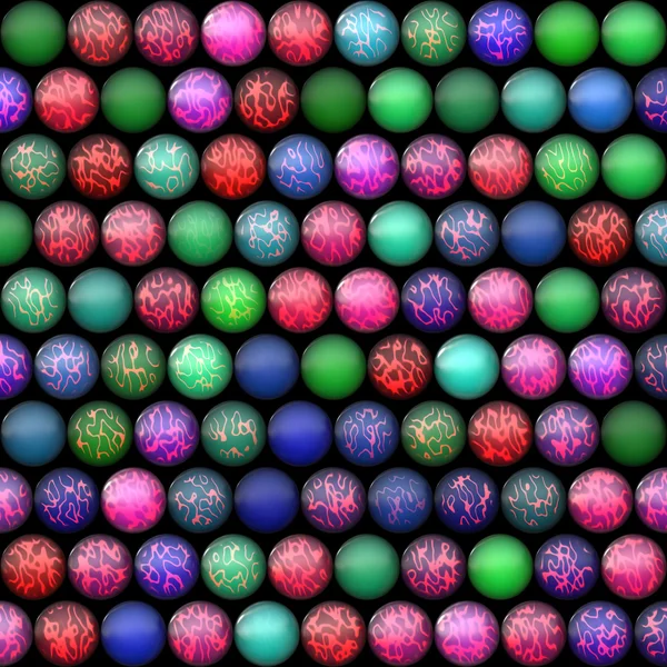 Цветные стеклянные шарики — стоковое фото