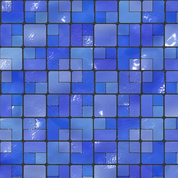 Blue tile wall — Stock Photo, Image