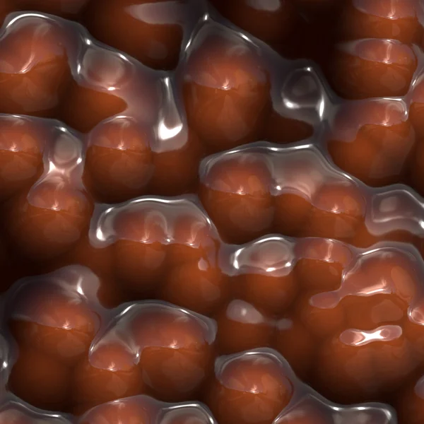 Schokoladenblasen — Stockfoto