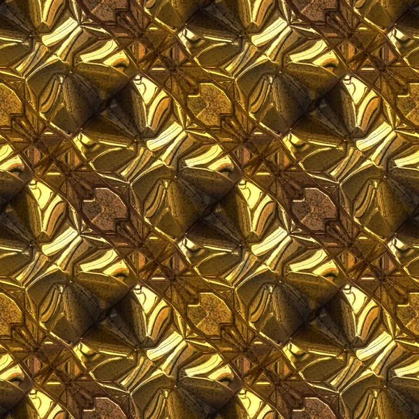 Блестящий золотой орнамент — стоковое фото