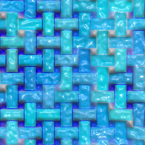 Blue ceramic tile — Stock Photo, Image