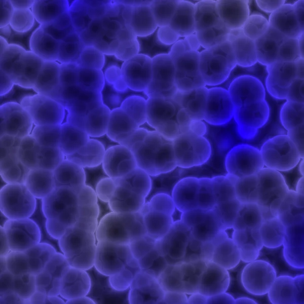Синие бактерии — стоковое фото