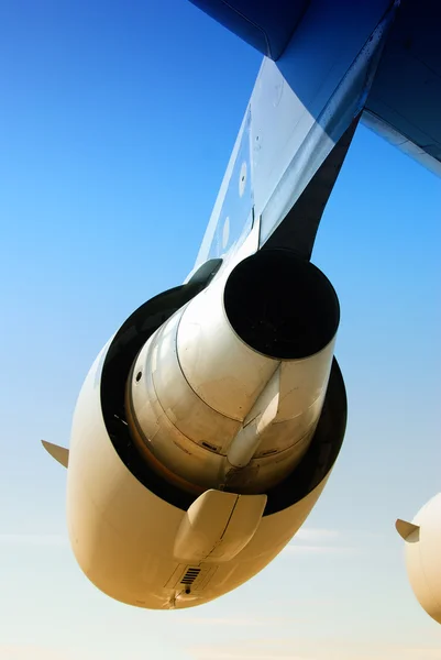 Motor de avião — Fotografia de Stock