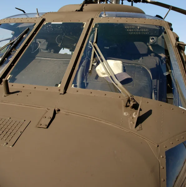 Vrtulník baldachýn — Stock fotografie