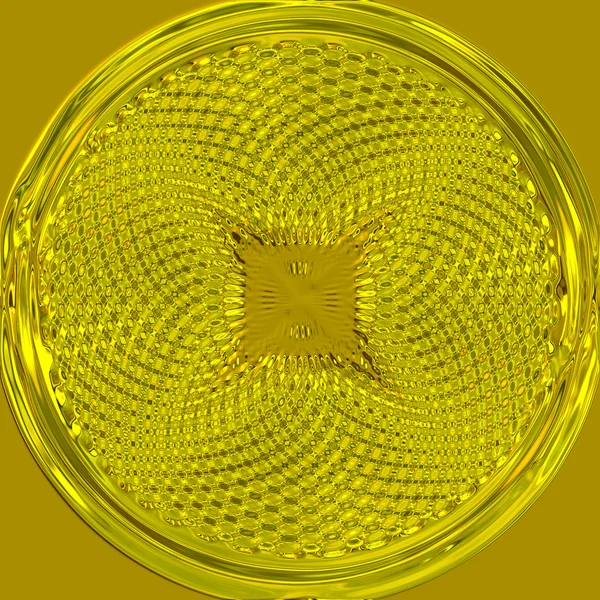 Altın disk — Stok fotoğraf