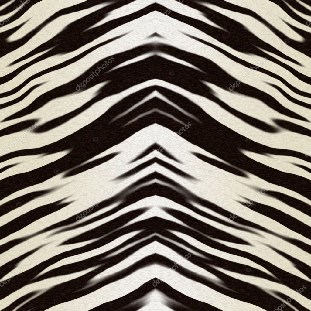 Striped animal skin