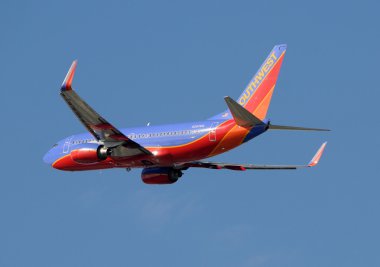 Southwest airlines boeing 737 yolcu uçağı