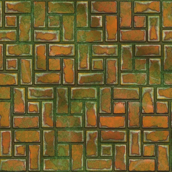 Mossy pavement — Stock Photo, Image