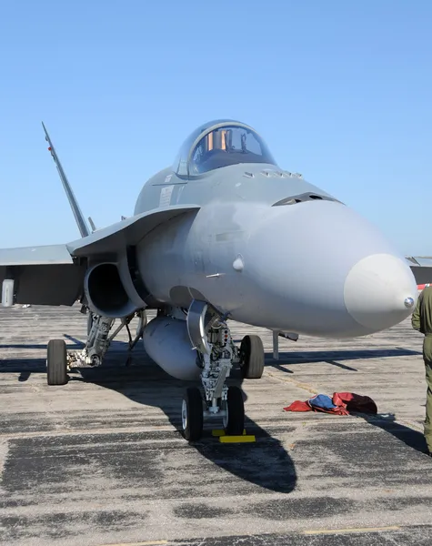 Modern fighter jet — Stock Photo, Image