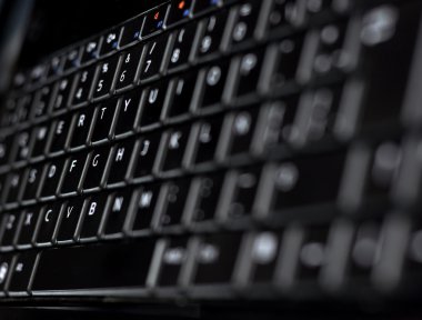 Dark keyboard clipart