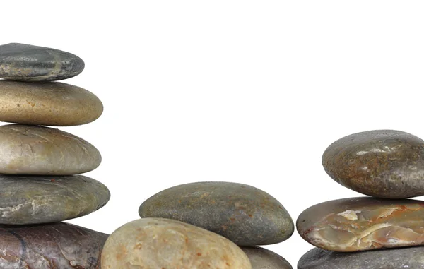 Rocks on white background — Stock Photo, Image