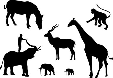 African animals clipart