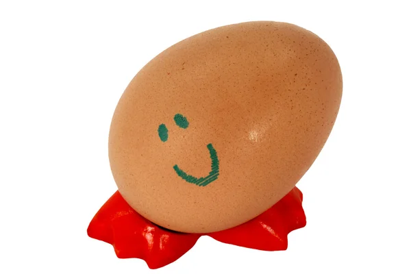 Uovo con sorriso — Foto Stock