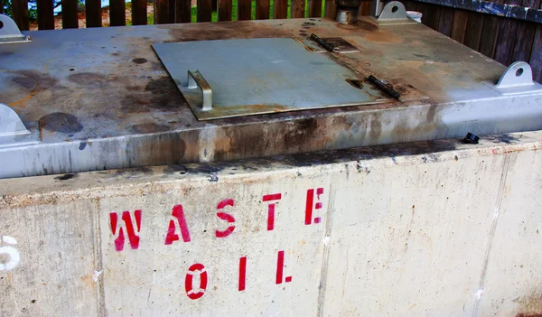 Olej odpadów — Zdjęcie stockowe