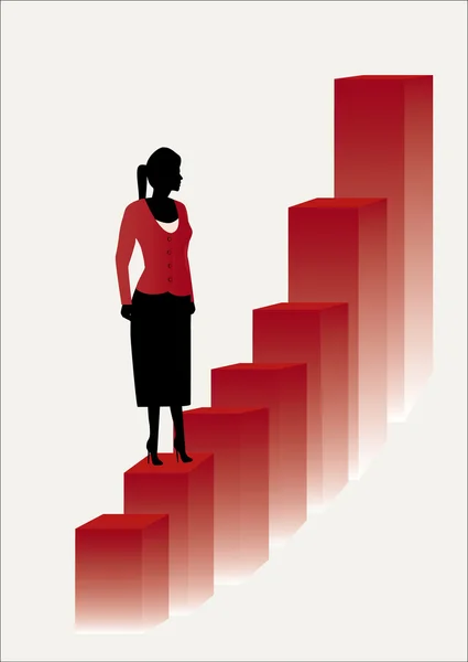 ビジネス女性 — Διανυσματικό Αρχείο