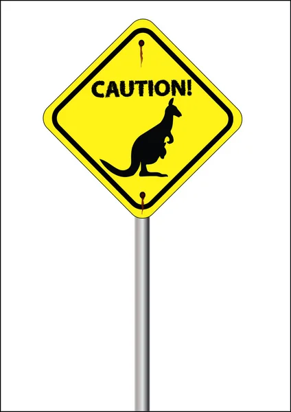 Kangoeroe teken — Stockvector