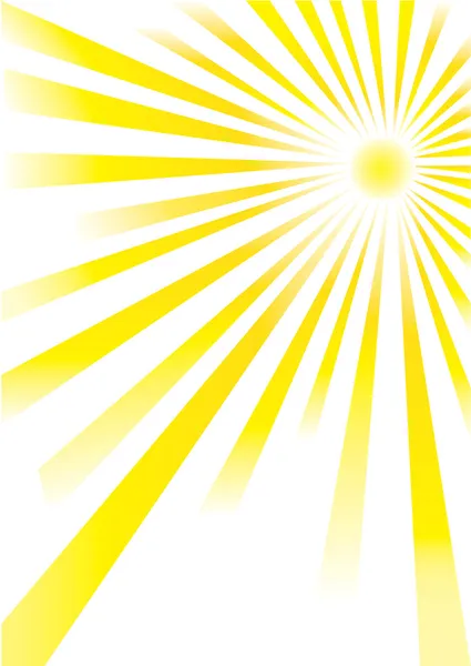 Éclatement du soleil — Image vectorielle