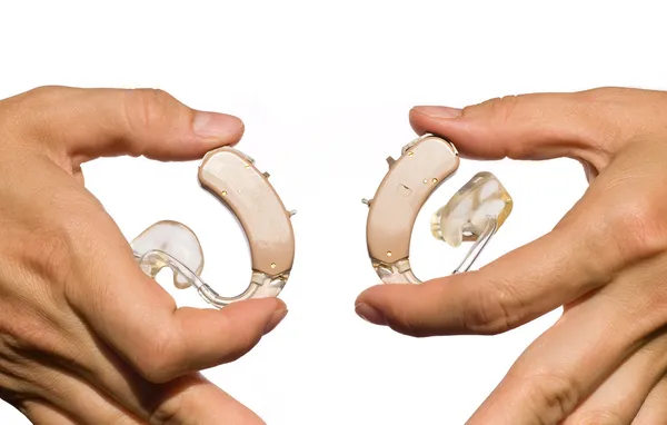 Pair of hearing aids — Stock Photo, Image