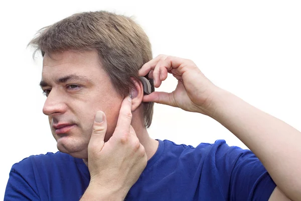 Establecimiento de audífonos — Foto de Stock