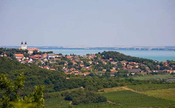 Panoramablick auf Tihany — Stockfoto