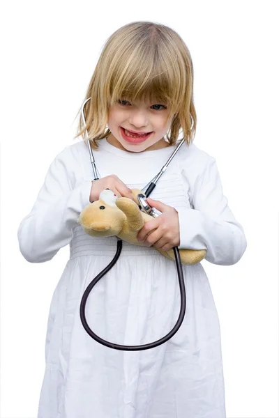 Pequena enfermeira — Fotografia de Stock