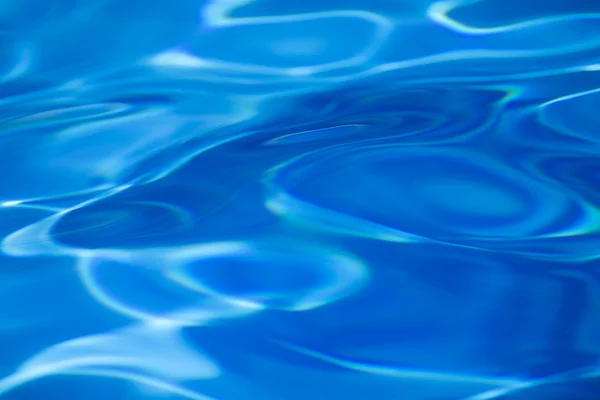 Abstraktní modré vodní pozadí — Stock fotografie