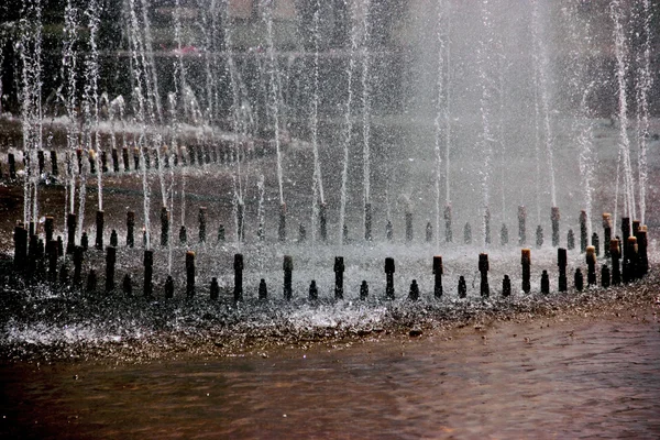 Stock image Fountain splashes drops