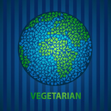 Vegan earth clipart