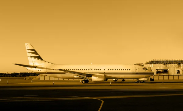 Avion de pasageri — Fotografie, imagine de stoc