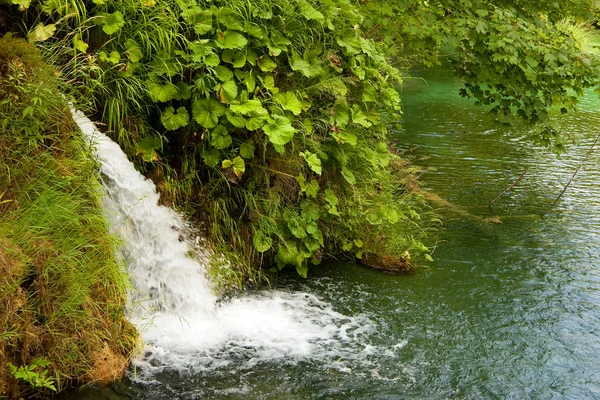 Vattenfall i plitvice, Kroatien — Stockfoto