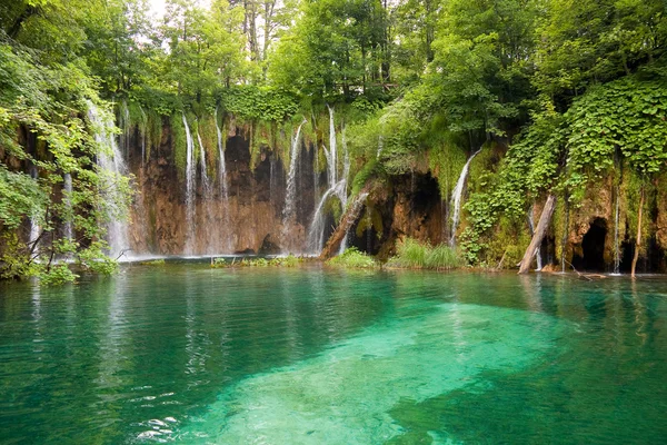 stock image Waterfalls in Plitvice, Croatia
