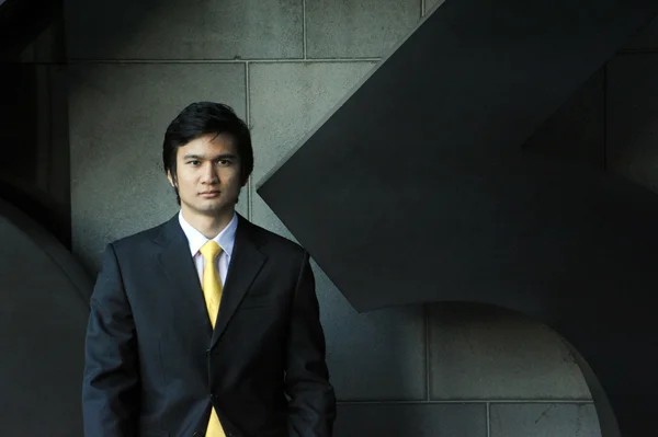 Asiático homem de negócios vestido de terno e gravata . — Fotografia de Stock
