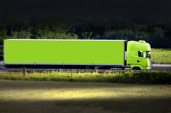 Truck on road — Stock Photo, Image