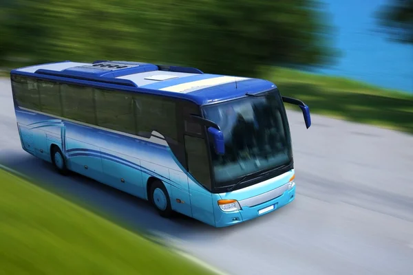 Bus unterwegs — Stockfoto