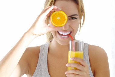 Orange juice clipart