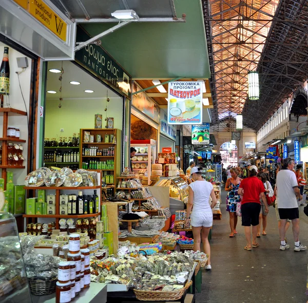 stock image Market Chania