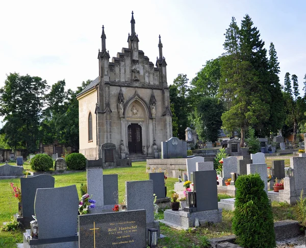 Old German cemetery in Sudetenland — Stock Photo, Image