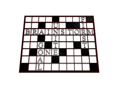 Business Crossword Puzzle clipart