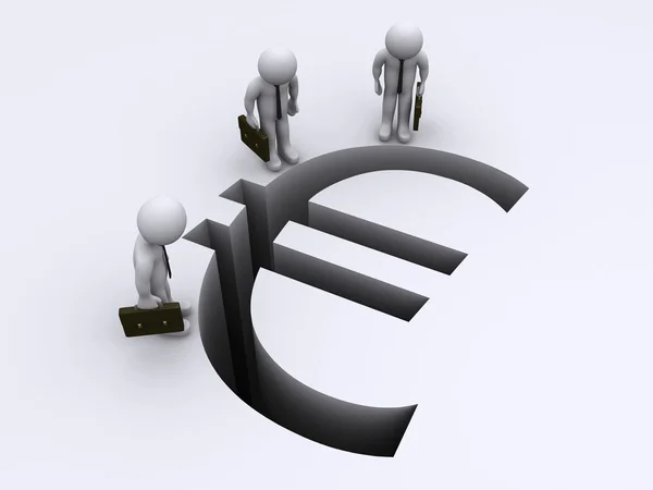 Kijken euro kloof — Stockfoto