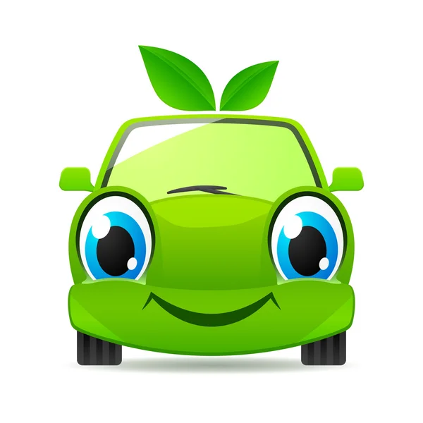Eco friendly car — Stock Vector